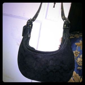 Black coach purse